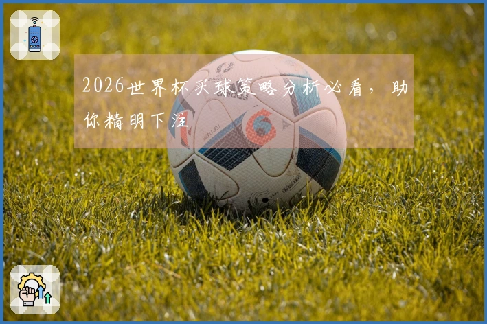 2026世界杯买球策略分析必看，助你精明下注